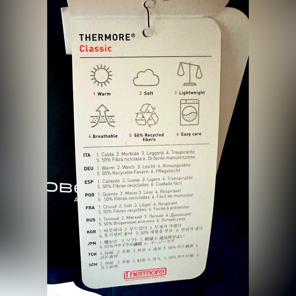 NWTs Obermeyer Tuscany Elite Insulated Ski Jacket. Navy. Sz. 4 - Picture 12 of 16